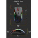 Glorious Gaming Model D souris Droitier USB Type-A Optique 12000 DPI