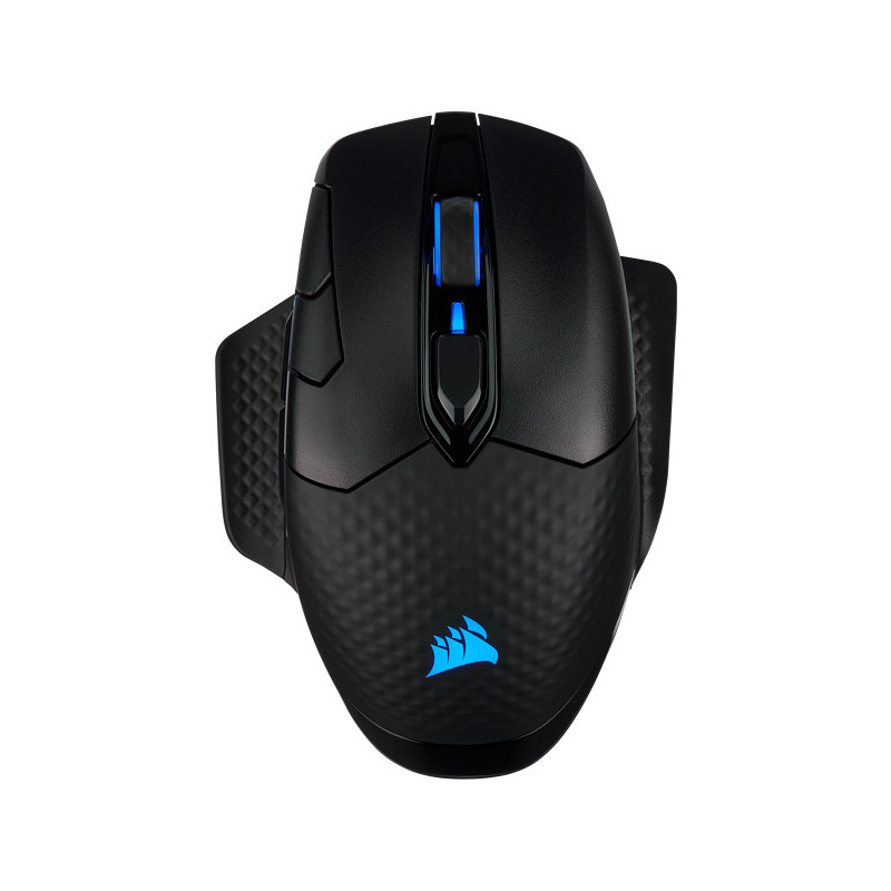 Corsair DARK CORE RGB PRO souris Gaming Droitier RF Wireless + Bluetooth + USB Type-A Optique 18000 DPI