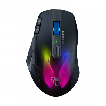 Turtle Beach Kone XP Air - Souris gaming RGB ergonomique, personnalisable et sans fil, capteur optique 19 000 PPP, autonomie de