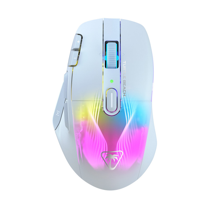 Turtle Beach Kone XP Air - Souris gaming RGB ergonomique, personnalisable et sans fil, capteur optique 19 000 PPP, autonomie de