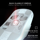 Turtle Beach Burst II Air - Souris gaming sans fil 2,4 GHz   ultralégère avec 47 g, touches optiques, symétrique, capteur