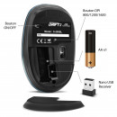 ADVANCE Drift 2 souris Bureau Ambidextre RF sans fil 1600 DPI