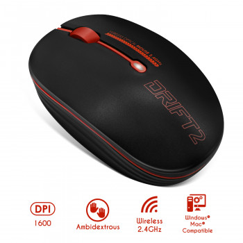 ADVANCE Drift 2 souris Bureau Ambidextre RF sans fil 1600 DPI