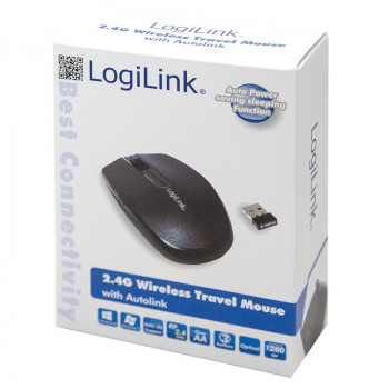 LogiLink ID0114 souris Bureau Ambidextre RF sans fil Optique 1200 DPI