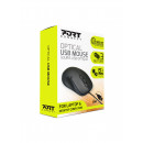 Port Designs 900400-PRO souris Bureau Ambidextre USB Type-A Optique 1000 DPI