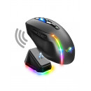 Spirit of Gamer S-EM50BK souris Gaming Droitier RF Wireless + Bluetooth + USB Type-C Optique 8000 DPI