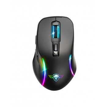 Spirit of Gamer S-EM50BK souris Gaming Droitier RF Wireless + Bluetooth + USB Type-C Optique 8000 DPI