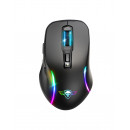 Spirit of Gamer S-EM50BK souris Gaming Droitier RF Wireless + Bluetooth + USB Type-C Optique 8000 DPI