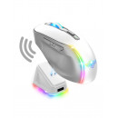 Spirit of Gamer S-EM50WT souris Gaming Droitier RF Wireless + Bluetooth + USB Type-A Optique 8000 DPI