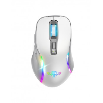 Spirit of Gamer S-EM50WT souris Gaming Droitier RF Wireless + Bluetooth + USB Type-A Optique 8000 DPI