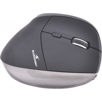 Bluestork M-WL-ERGO-BK souris Bureau Droitier RF sans fil 1200 DPI