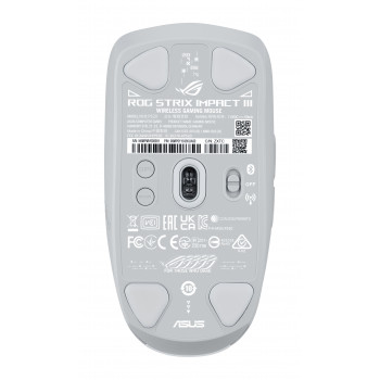 ASUS ROG Strix Impact III Wireless souris Gaming Ambidextre RF sans fil + Bluetooth Optique 36000 DPI