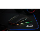 QPAD DX-80 souris Gaming Ambidextre USB Type-A Opto-mécanique 8000 DPI