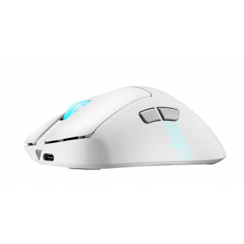 ASUS ROG Keris II Origin WHT souris Gaming Droitier RF Wireless + Bluetooth + USB Type-A Optique 42000 DPI