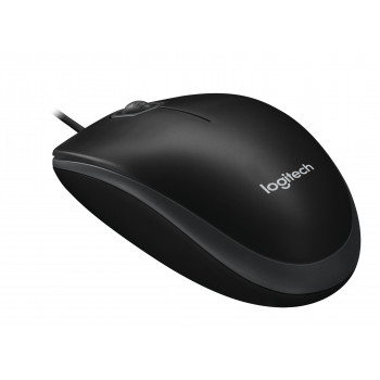 Logitech B100 souris Bureau Ambidextre USB Type-A Optique 800 DPI
