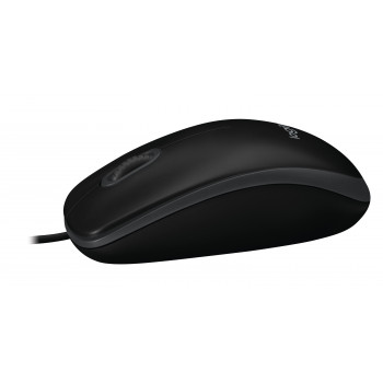 Logitech B100 souris Bureau Ambidextre USB Type-A Optique 800 DPI