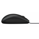 Logitech B100 souris Bureau Ambidextre USB Type-A Optique 800 DPI