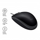 Logitech B110 Silent souris Bureau Ambidextre USB Type-A Optique 1000 DPI