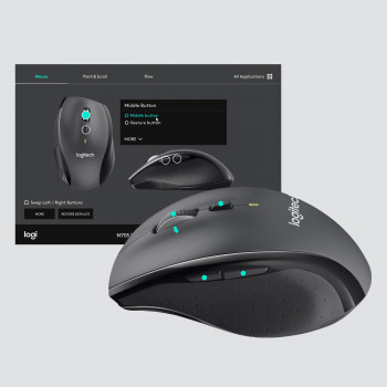 Logitech Customizable Mouse M705 souris Bureau Droitier RF sans fil Optique 1000 DPI
