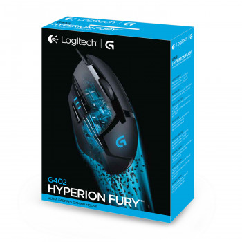 Logitech G G402 Hyperion Fury Ratón para gaming ultrarrápido FPS