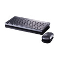 Rapoo 8000 clavier Souris incluse RF sans fil QWERTY Portuguais Noir, Gris