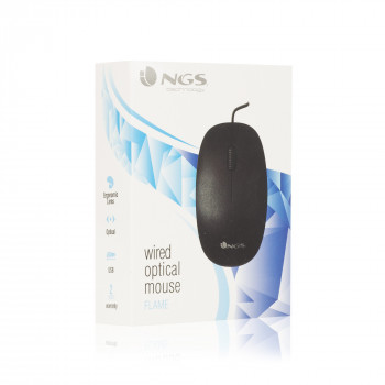 NGS Flame souris Bureau Droitier USB Type-A Optique 1000 DPI