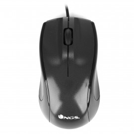 NGS Black Mist souris Bureau Droitier USB Type-A Optique 800 DPI