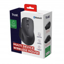 Trust Ozaa+ souris Bureau Droitier RF sans fil + Bluetooth Optique 3200 DPI