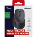 Trust Ozaa+ souris Bureau Droitier RF sans fil + Bluetooth Optique 3200 DPI