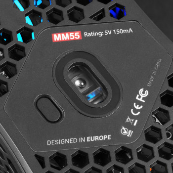 Mars Gaming MM55 souris Droitier USB Type-A Optique 12800 DPI
