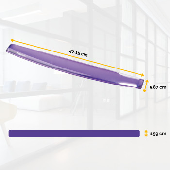 Fellowes 9143703 repose-poignet Violet