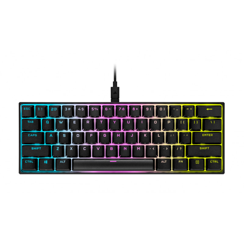 Corsair K65 RGB MINI clavier Gaming USB AZERTY Français Noir