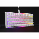 Corsair GAMER MÉCANIQUE (CHERRY MX RED) K65 MINI 60% RGB (BLANC) clavier Gaming AZERTY Français
