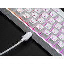 Corsair GAMER MÉCANIQUE (CHERRY MX RED) K65 MINI 60% RGB (BLANC) clavier Gaming AZERTY Français