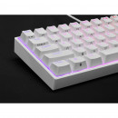 Corsair GAMER MÉCANIQUE (CHERRY MX RED) K65 MINI 60% RGB (BLANC) clavier Gaming AZERTY Français