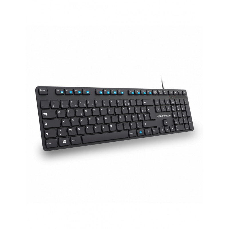 Advance Tapes WORKMATE clavier maison bureau USB AZERTY Noir