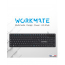 Advance Tapes WORKMATE clavier maison bureau USB AZERTY Noir