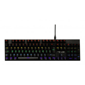 The G-Lab Keyz Carbon EX clavier Gaming USB AZERTY Français Noir