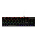 The G-Lab Keyz Carbon EX clavier Gaming USB AZERTY Français Noir