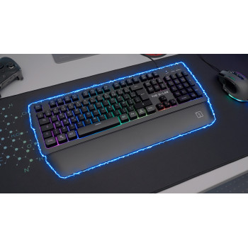 The G-Lab Keyz Palladium clavier Gaming USB AZERTY Français Noir