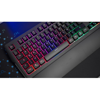 The G-Lab Keyz Palladium clavier Gaming USB AZERTY Français Noir