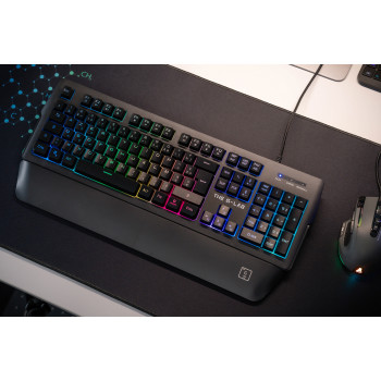 The G-Lab Keyz Palladium clavier Gaming USB AZERTY Français Noir