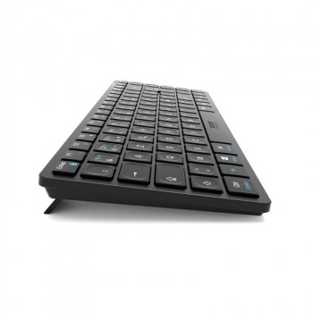 Port Designs 911001FR clavier maison bureau RF sans fil + Bluetooth AZERTY Français Noir