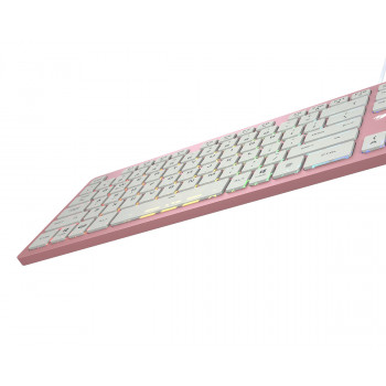 COUGAR Vantar AX clavier Gaming USB AZERTY Français Rose