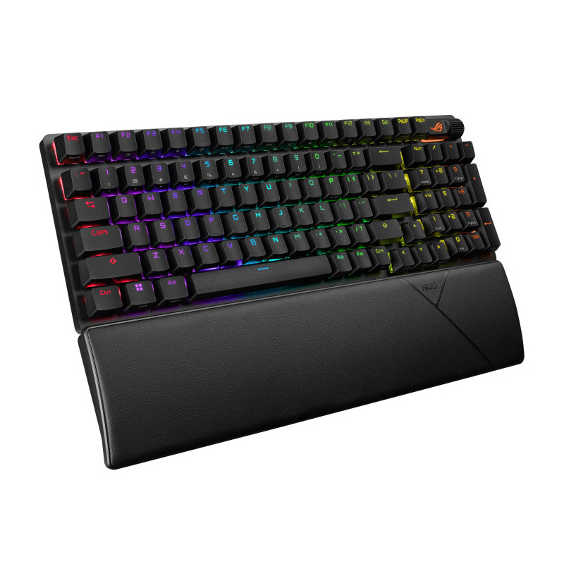 ASUS ROG Strix Scope II 96 Wireless clavier Gaming USB + RF Wireless + Bluetooth AZERTY Français Noir