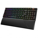 ASUS ROG Strix Scope II 96 Wireless clavier Gaming USB + RF Wireless + Bluetooth AZERTY Français Noir