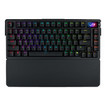 ASUS ROG Azoth Extreme clavier Gaming USB + RF Wireless + Bluetooth QWERTZ Français Noir