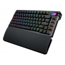 ASUS ROG Azoth Extreme clavier Gaming USB + RF Wireless + Bluetooth QWERTZ Français Noir
