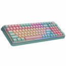 Cooler Master Peripherals MK770 clavier Universel USB + RF Wireless + Bluetooth QWERTY Français Turquoise