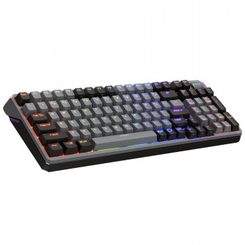 Cooler Master Peripherals MK770 clavier Universel USB + RF Wireless + Bluetooth QWERTY Français Gris foncé, Gris